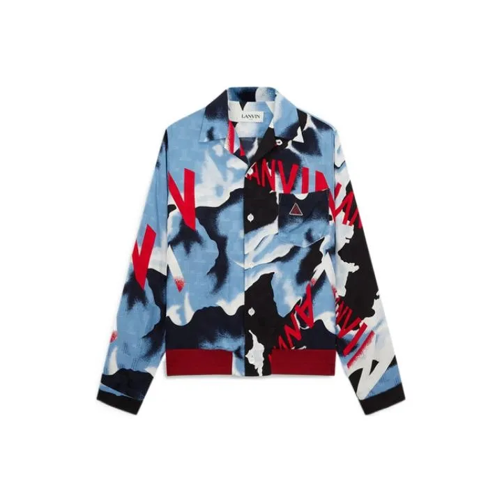 Lanvin Мужские Синие Рубашки