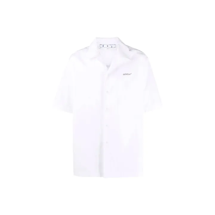 Off Белый FW21 Белый Мужские Рубашки