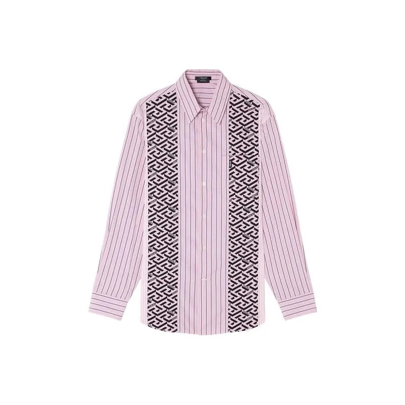 VERSACE VERSACELa Greca Shirt Men's Pink