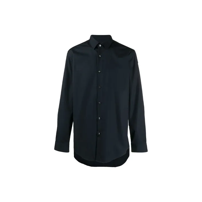 Hugo Boss Рубашка Мужская Синяя Черная