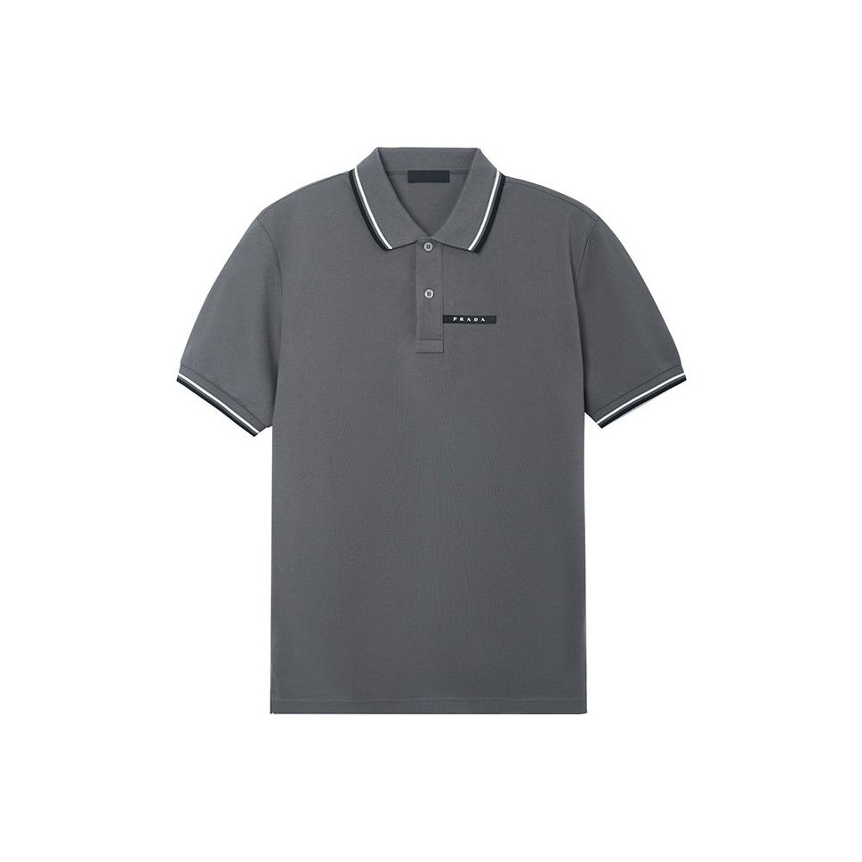 PRADA 06SS ピンズ ポケット ポロシャツ polo shirt 00s Prada Polo Shirt, Size 50 IT