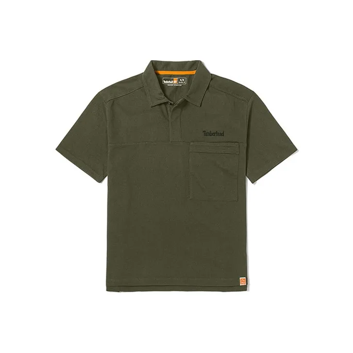 Timberland Армейский Зеленый Мужская Рубашка Поло