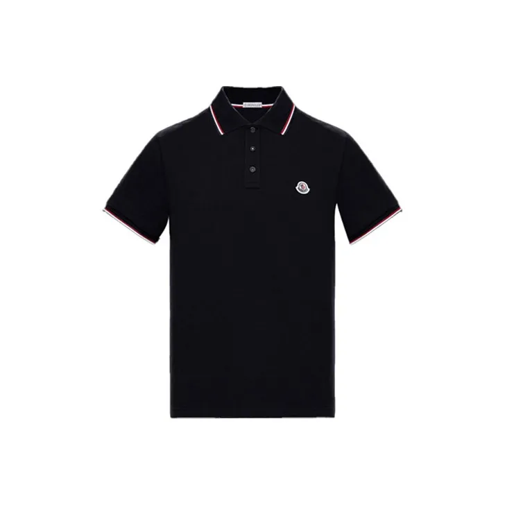 Moncler SS21 Polo Shirt Men's Dark Blue