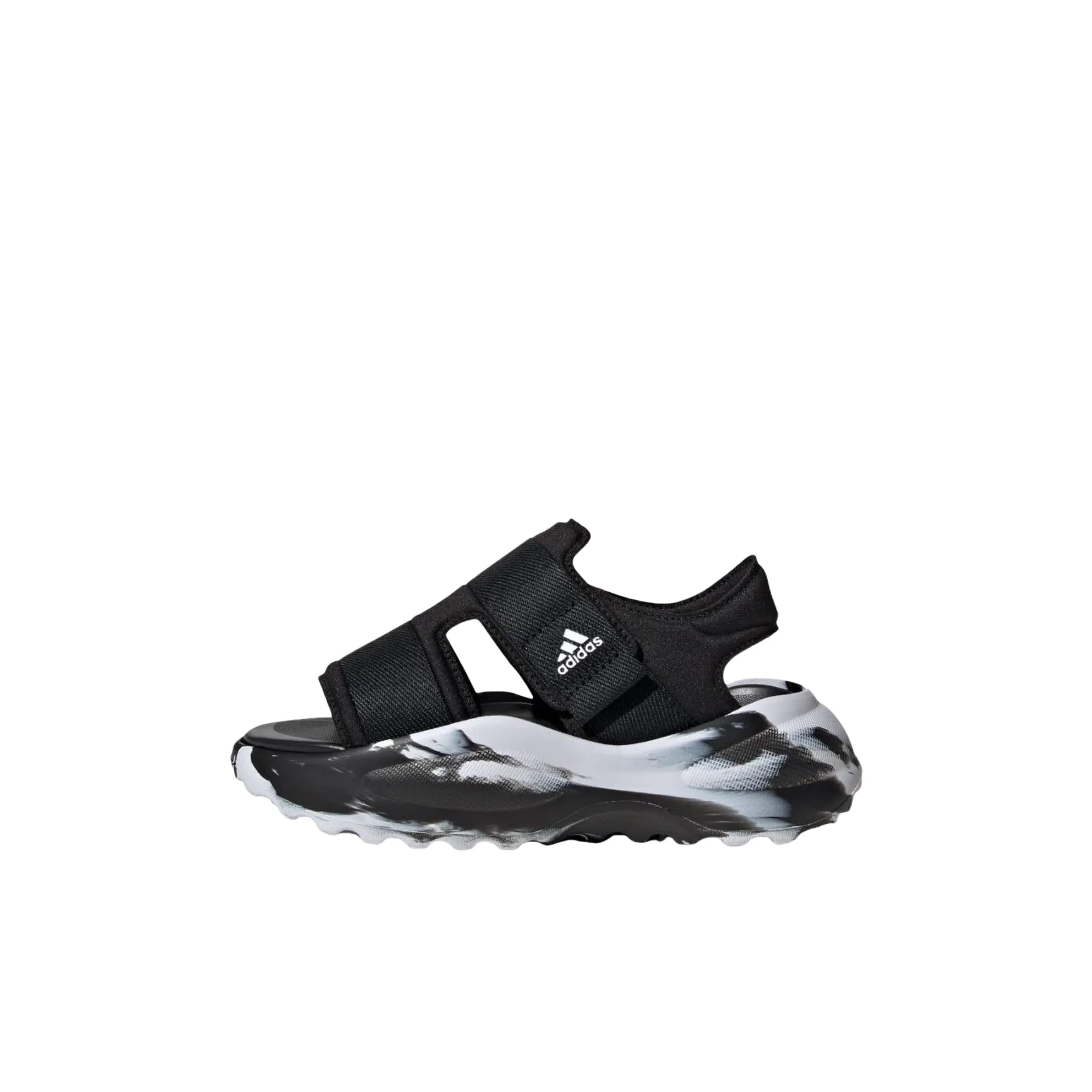 Adidas Mehana Slip-resistant Shock Absorbers Низкий Топ Детские Сандалии Белый Черный Детский