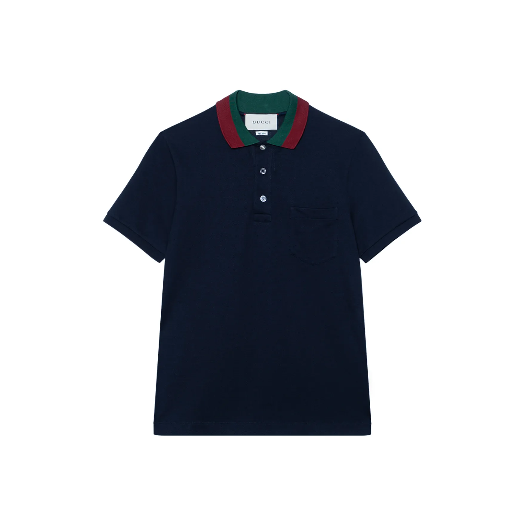 GUCCI Polo Shirt Men's Navy Blue