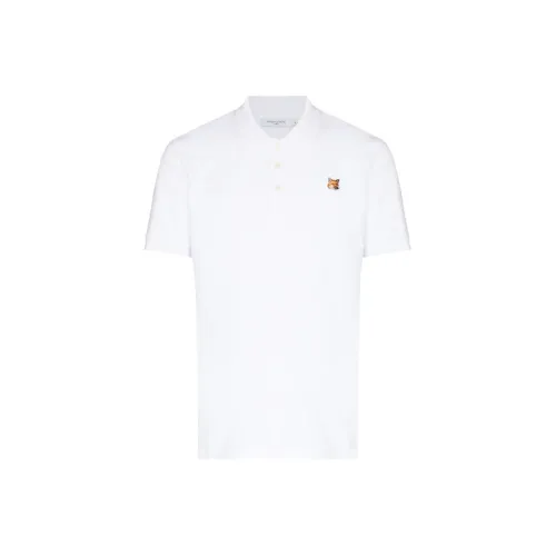 Maison Kitsune Белый Мужской Поло