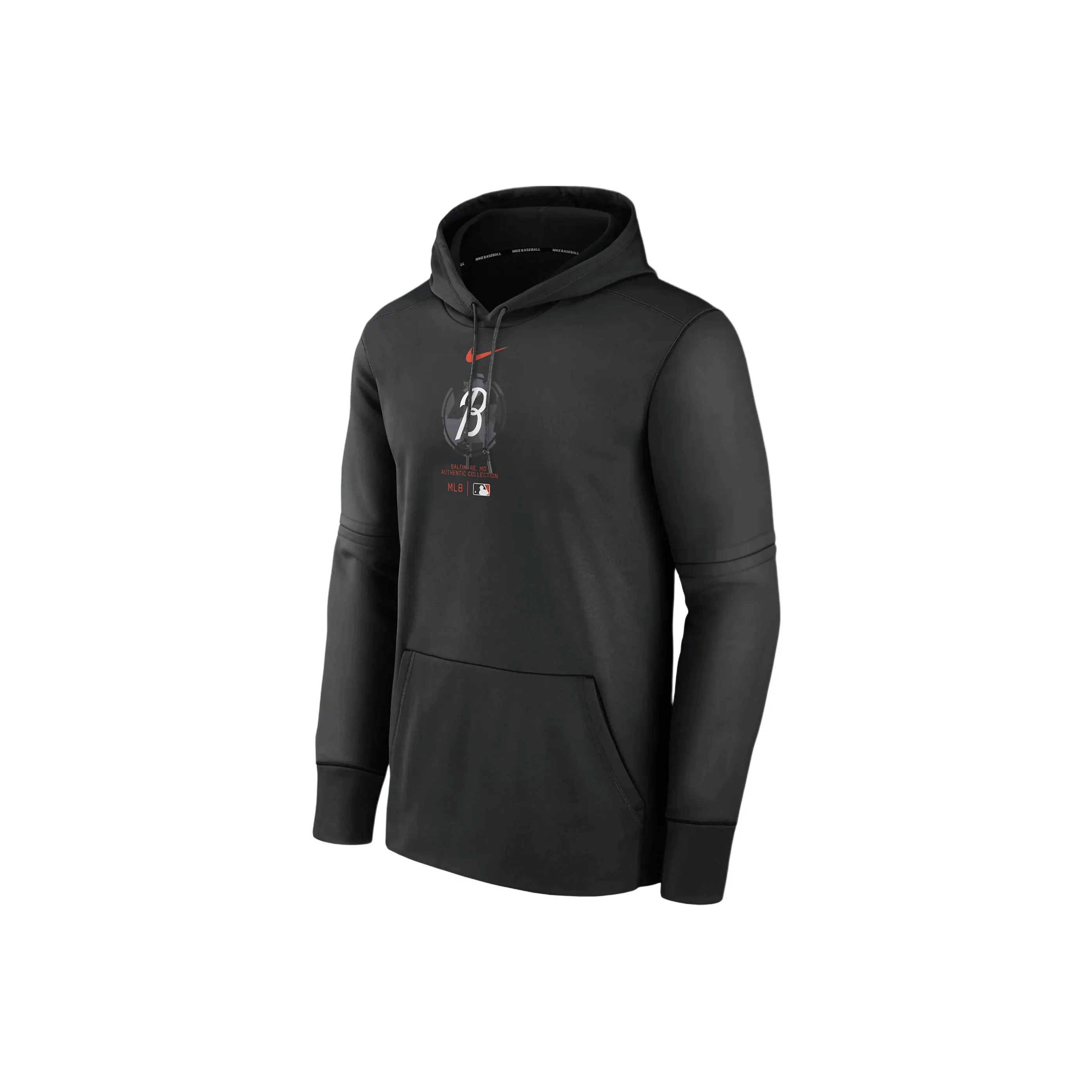 Nike Baltimore Orioles City Connect Practice Men's Nike Therma Mlb Pullover Hoodie