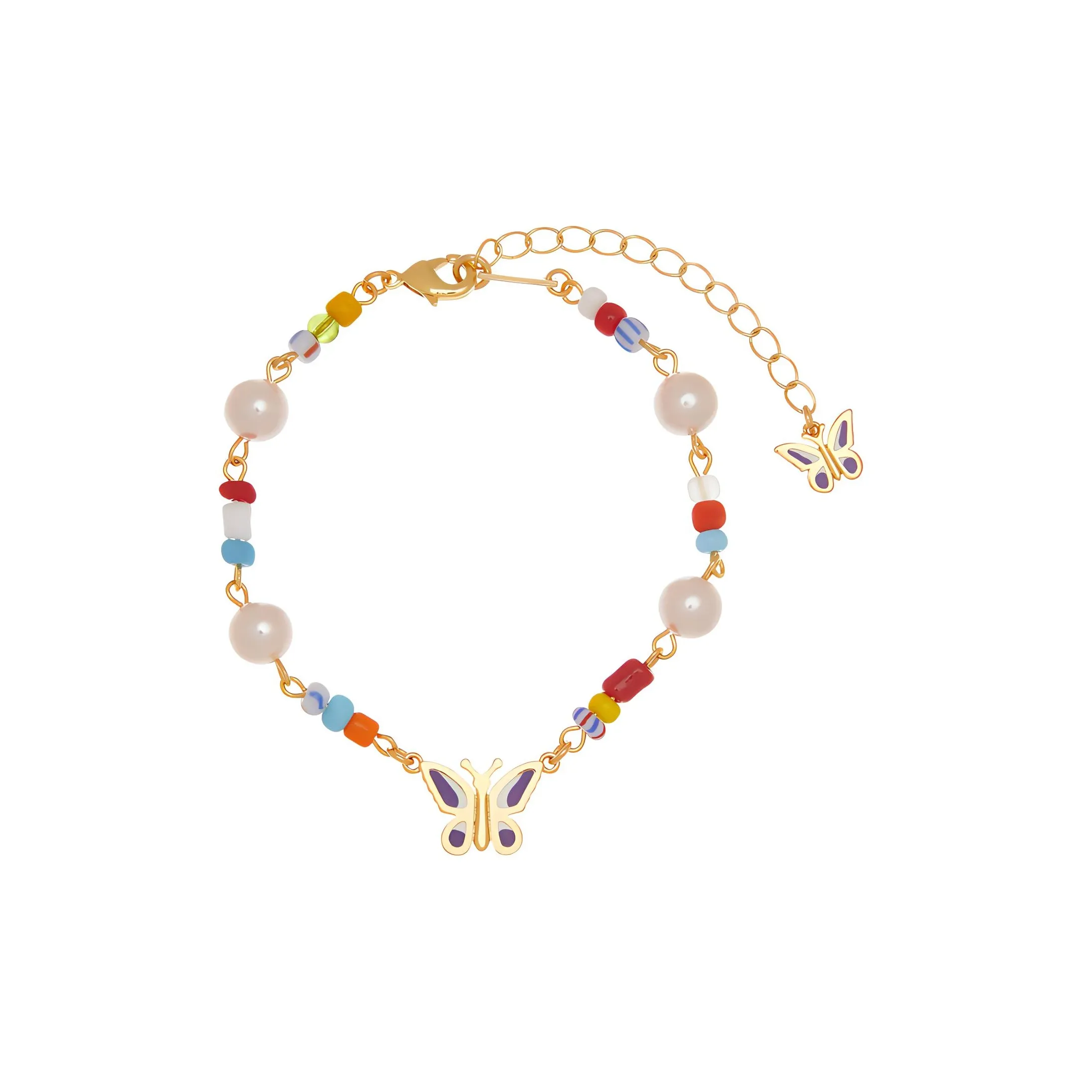 STUGAZI Copper 24K Gold Plated Shell Pearl Bracelets Unisex