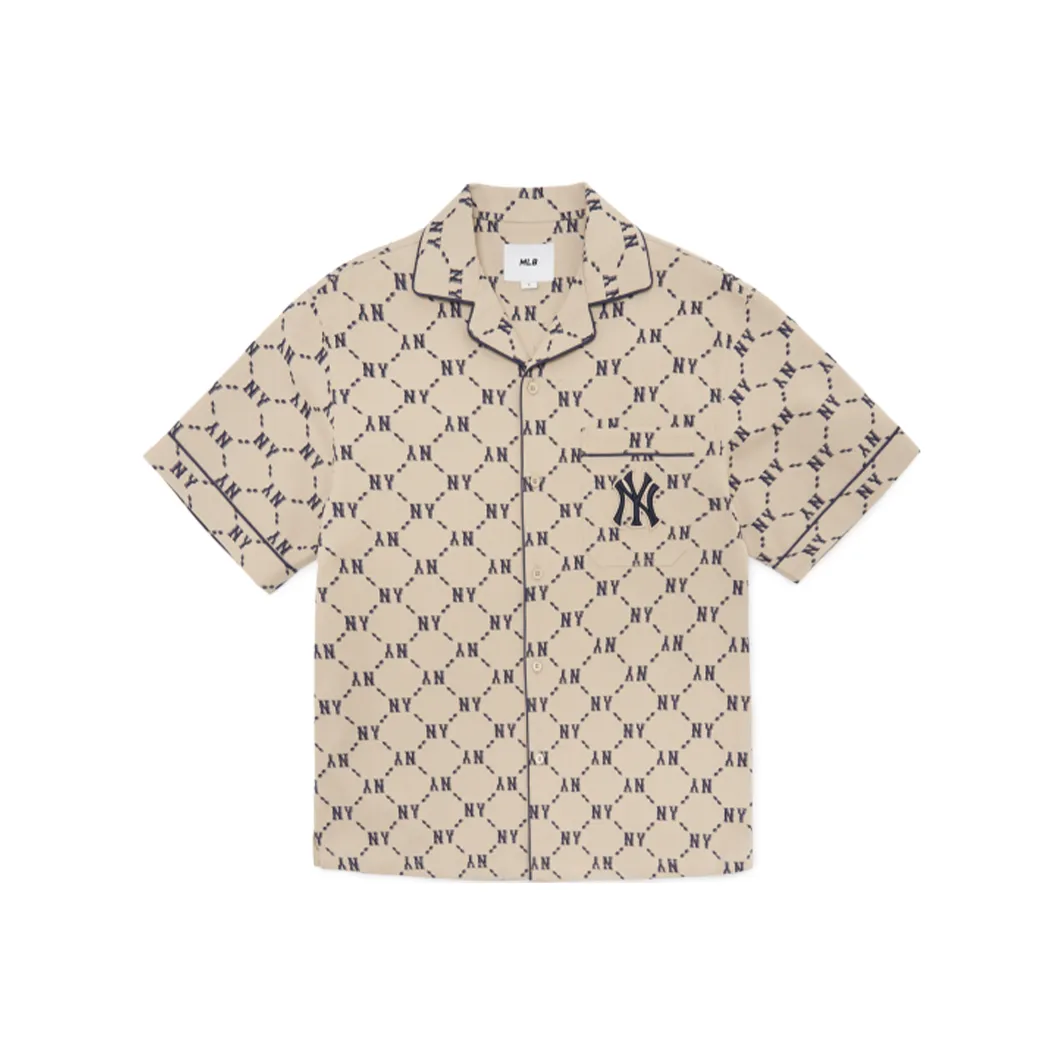 MLB New York Yankees Shirt Unisex Beige