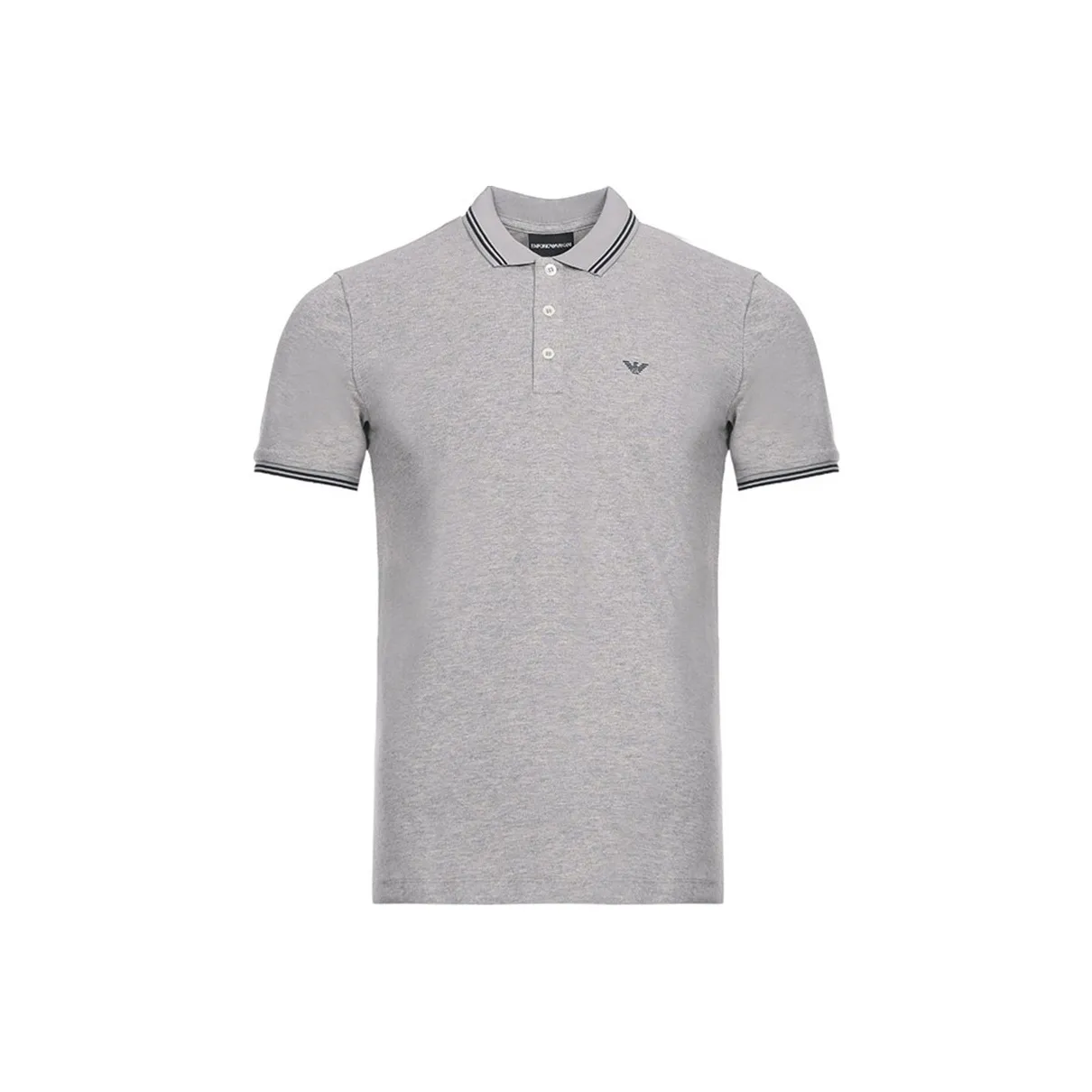 EMPORIO ARMANI Polo Shirt Men's Mixed Gray