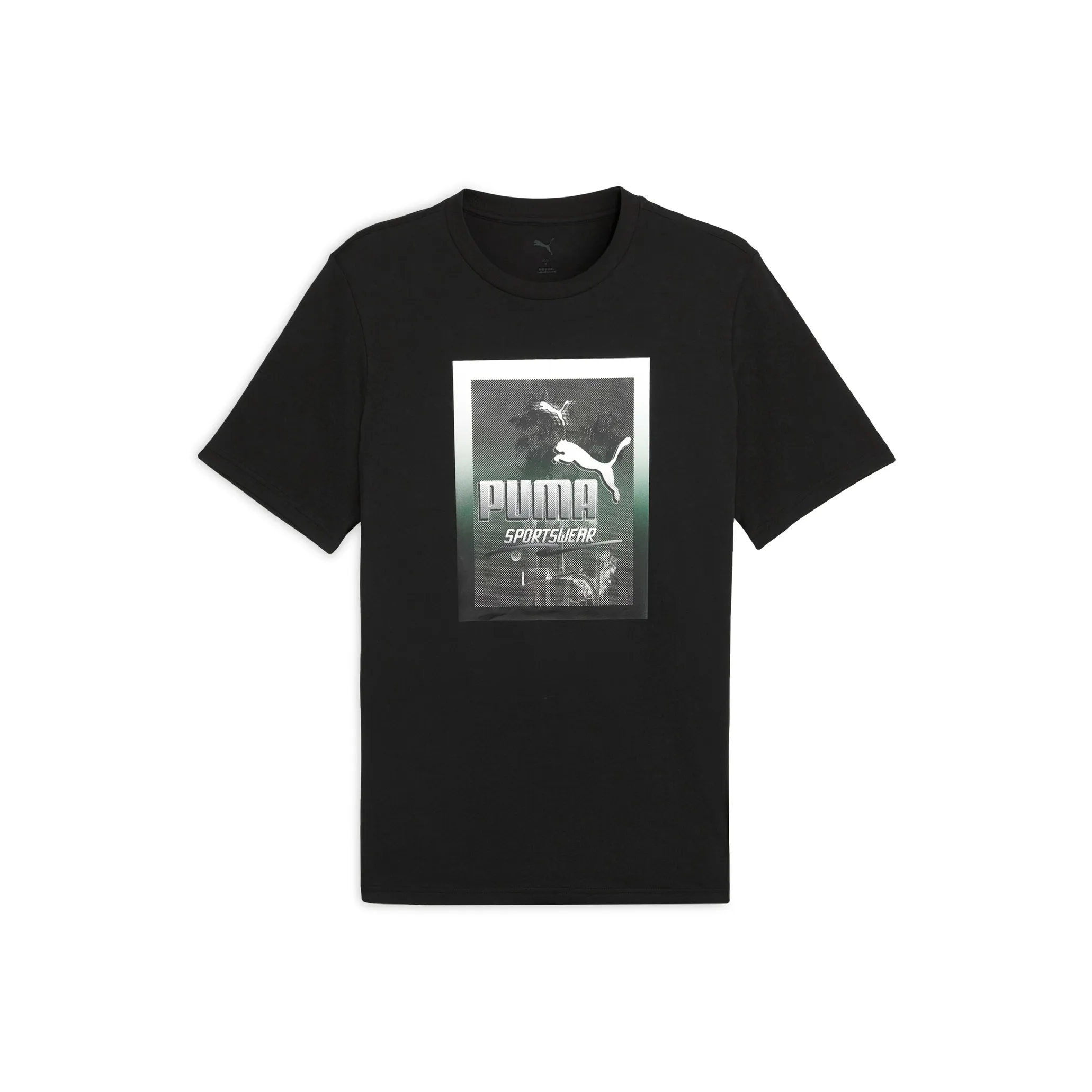 PUMA Basic GRAPHICS T-Shirt Мужской Черный 01