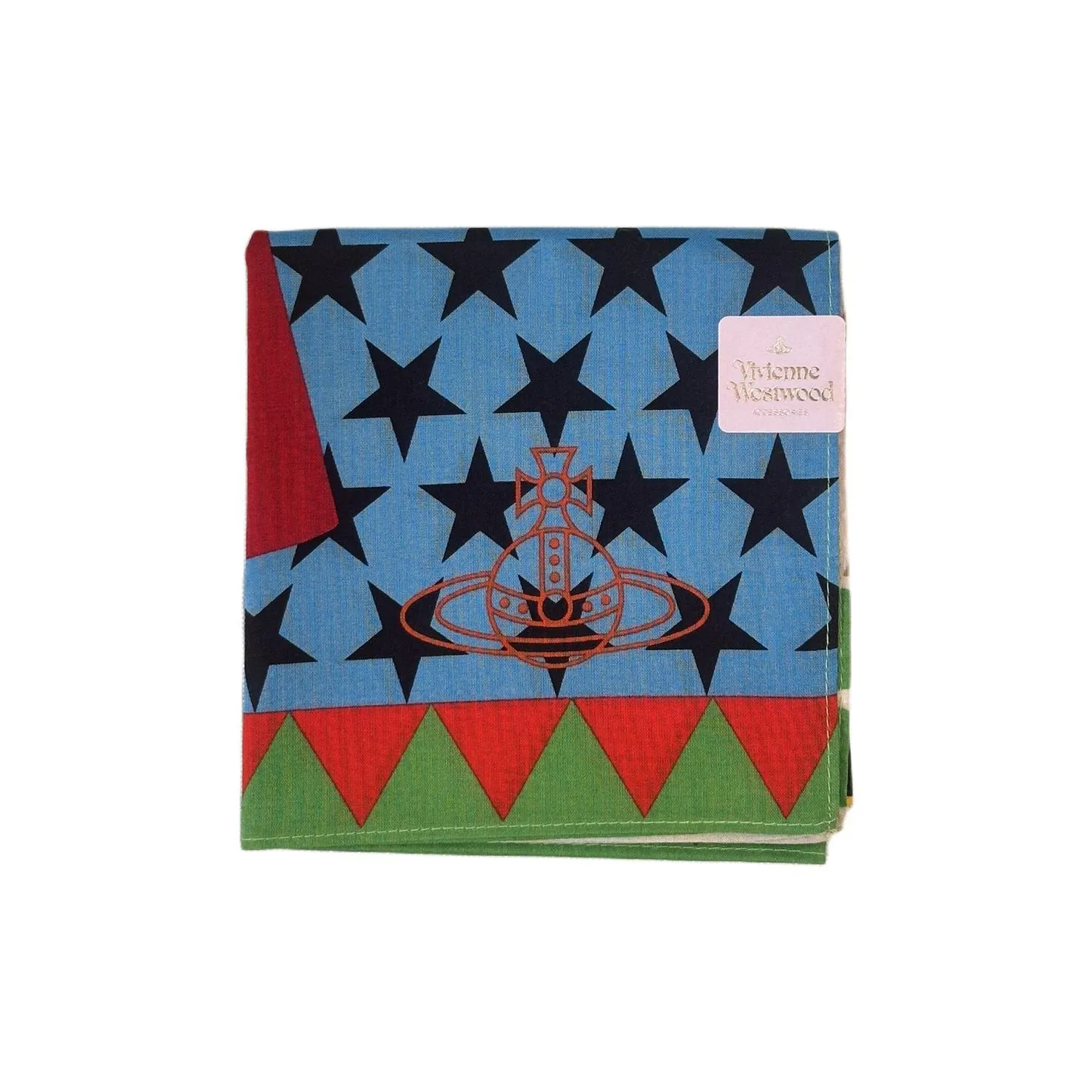 Vivienne Westwood Шелковые шарфы Унисекс Синий