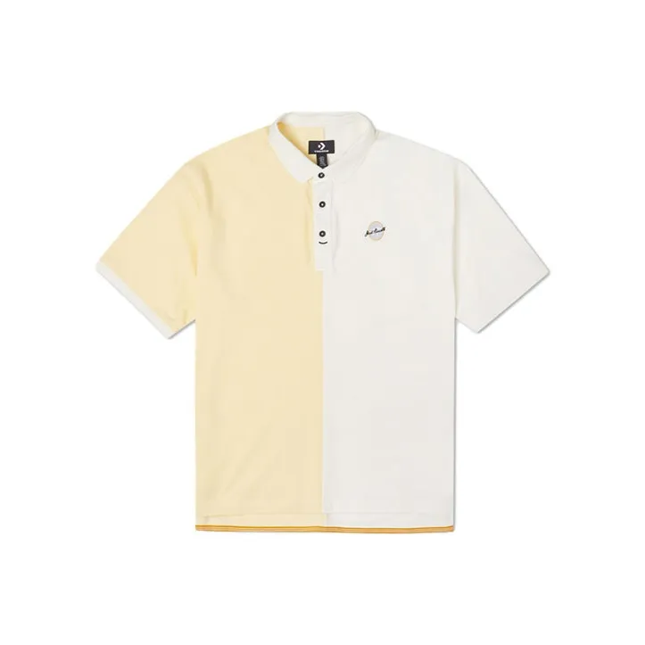 Converse Polo Shirts Men's Beige Yellow