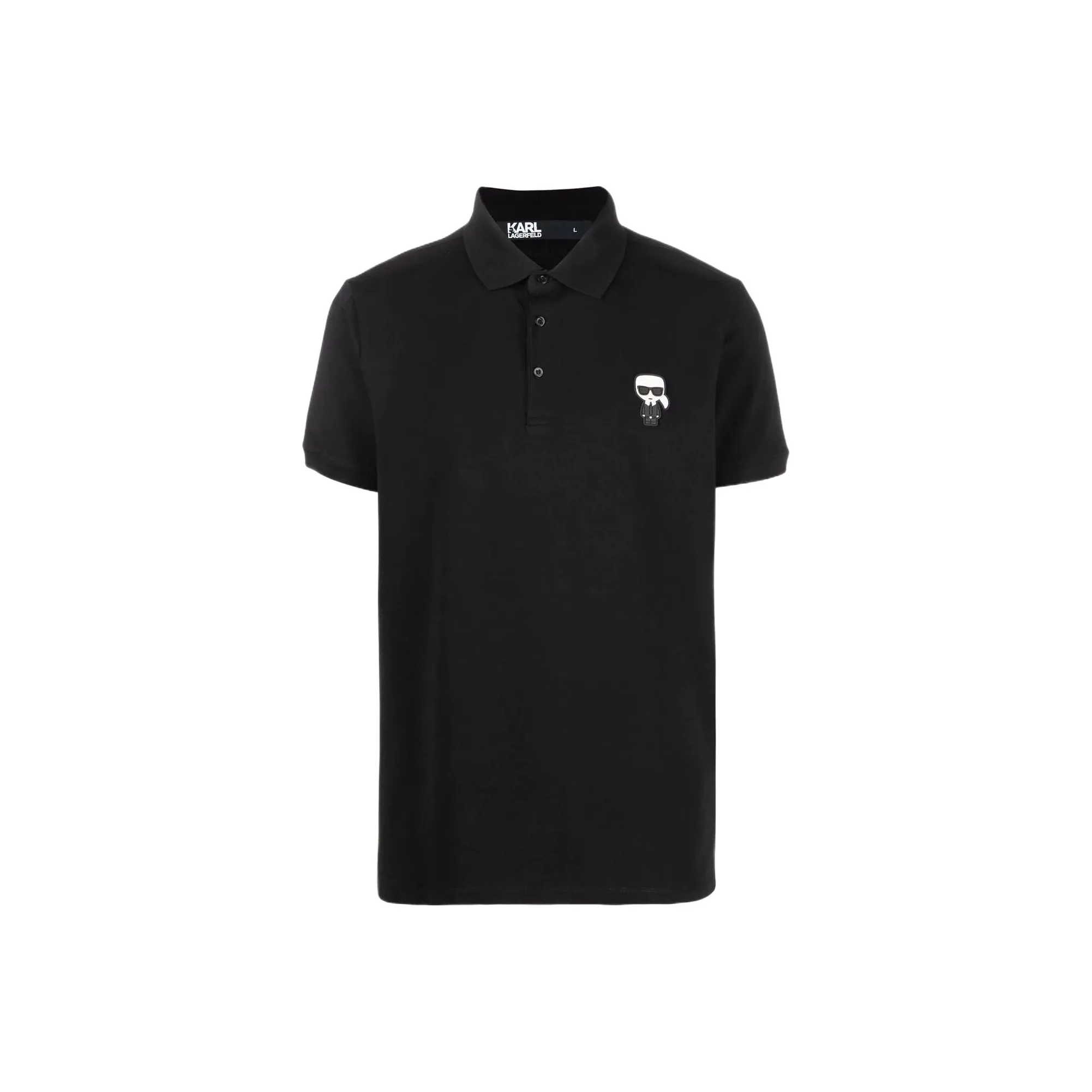 KARL LAGERFELD / Karl Lagerfeld Jeans Logo Patch Short Sleeved Polo Shirt