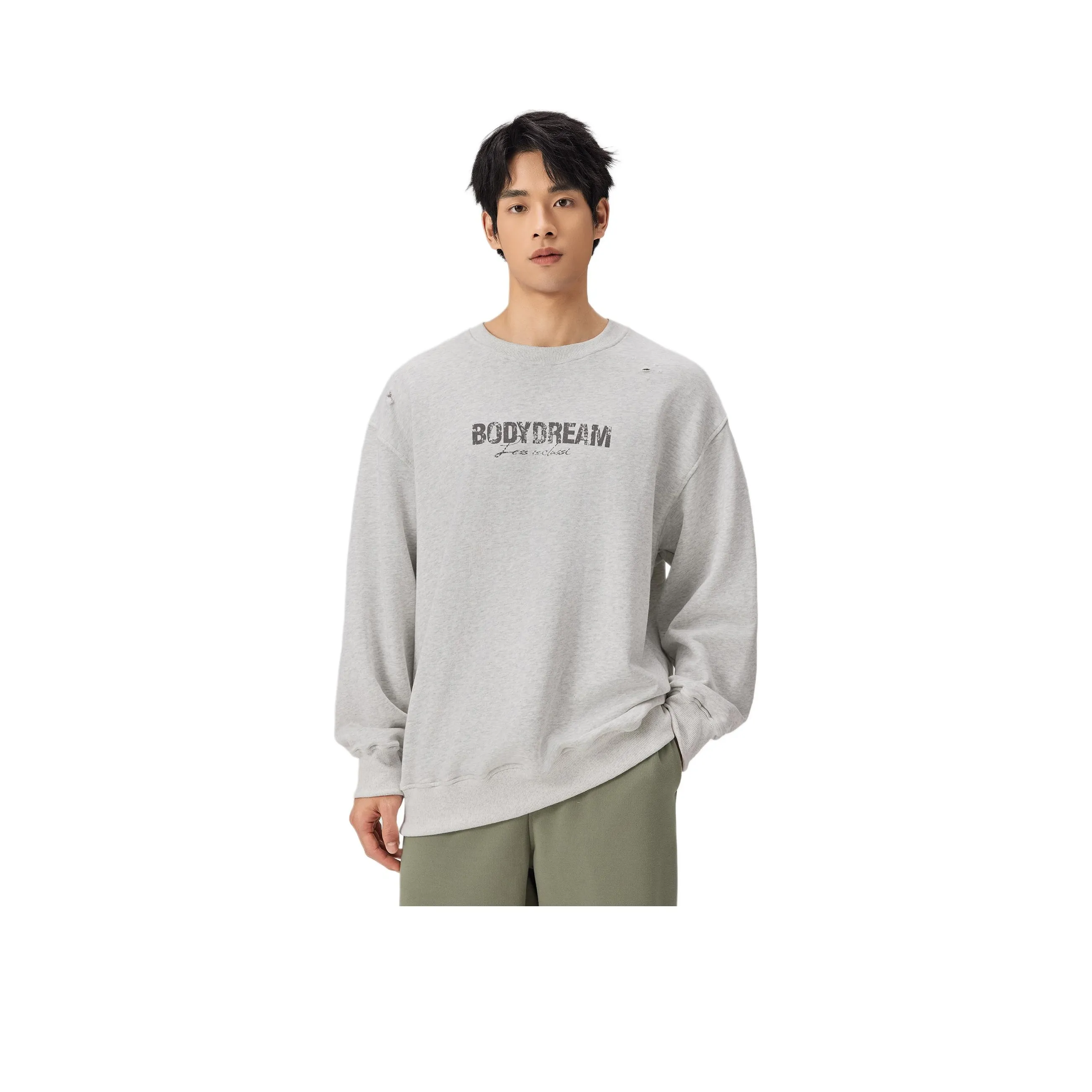 Bodydream Теплый Фотиния Серый Унисекс Свитшоты