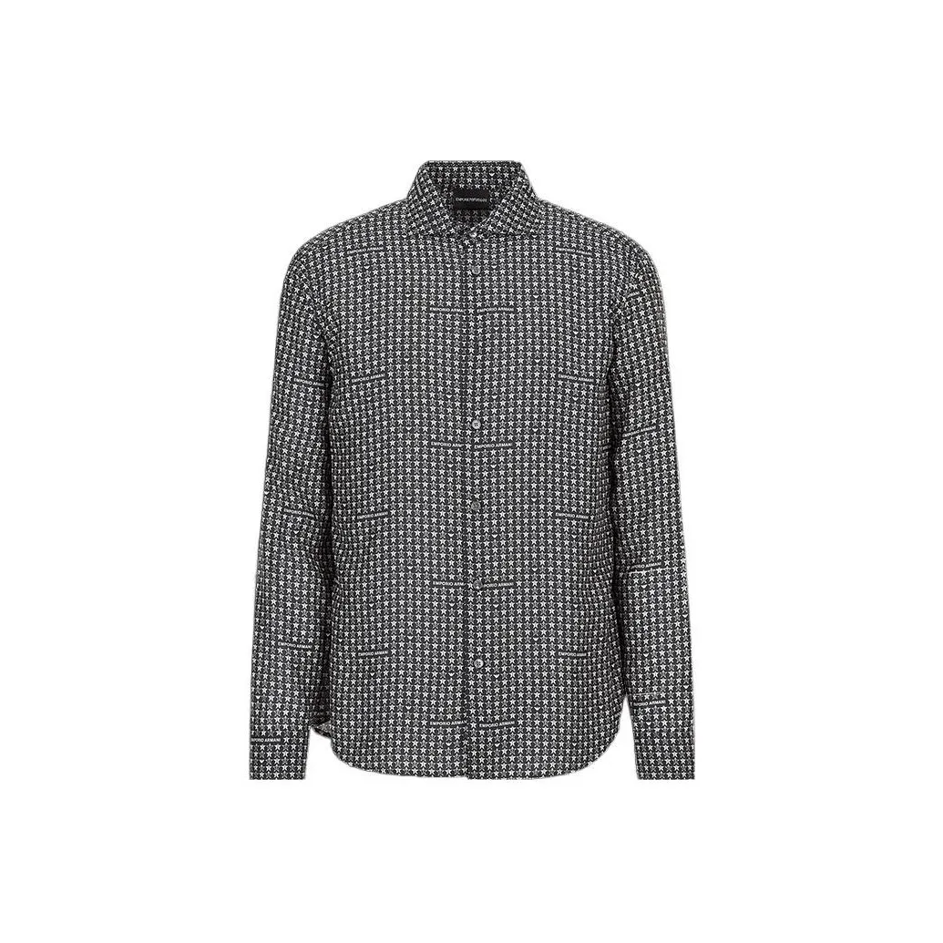 EMPORIO ARMANI Черные Мужские Рубашки