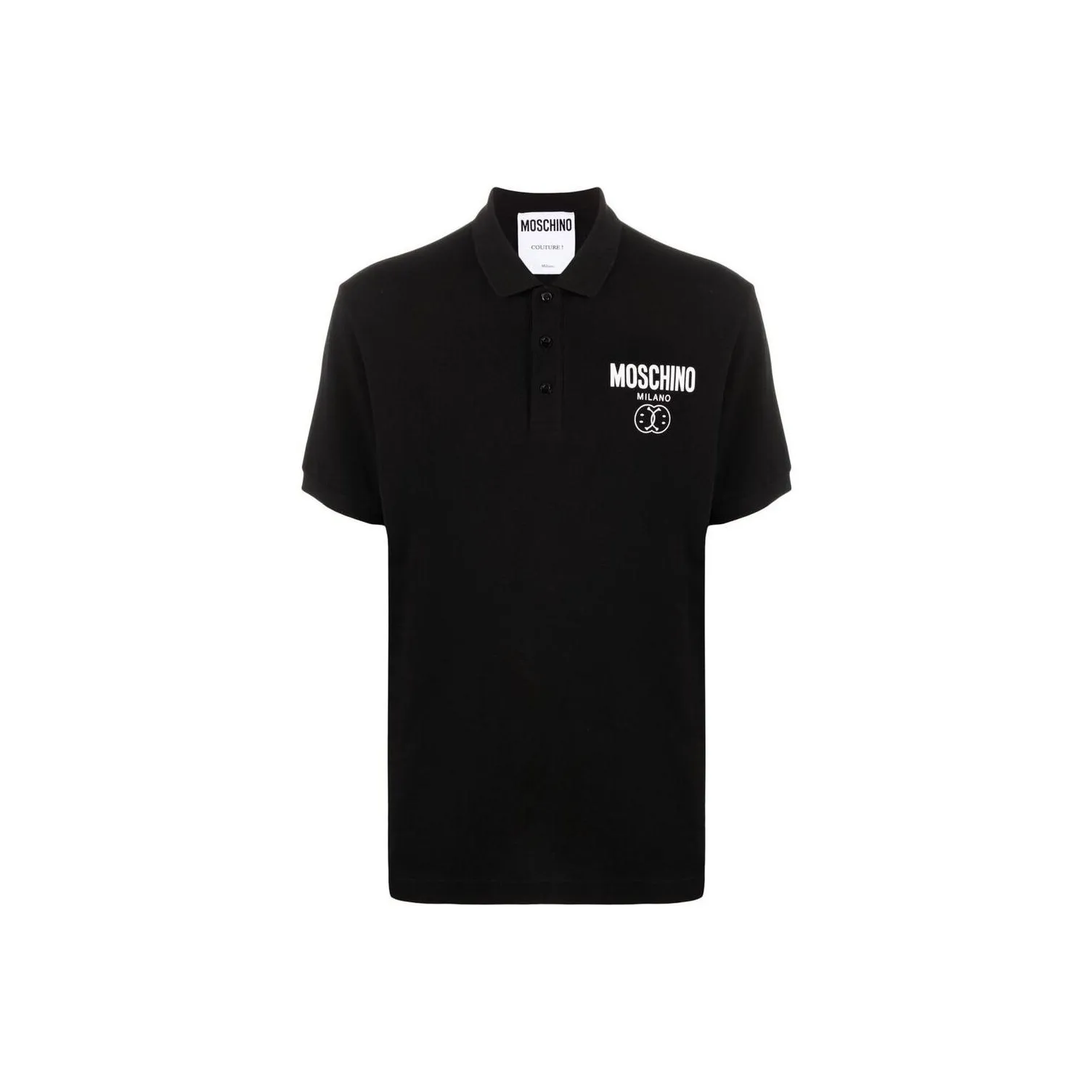 MOSCHINO SS22 Polo Shirt Men's Black