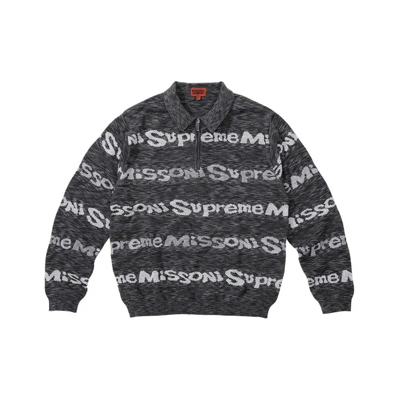 Supreme Missoni Zip L/S Polo