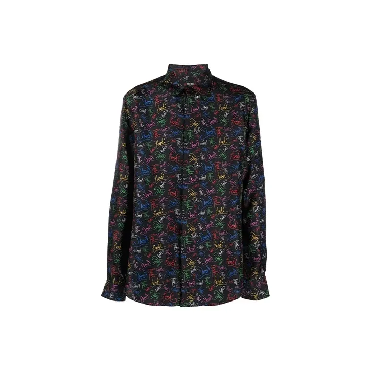Fendi Мужские Черные Рубашки