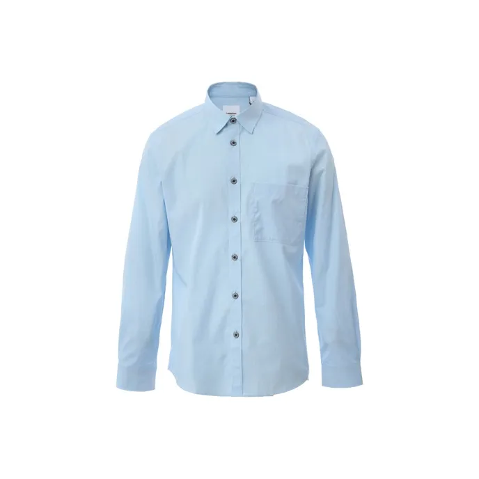 Burberry Рубашка Мужская Светло-Синяя