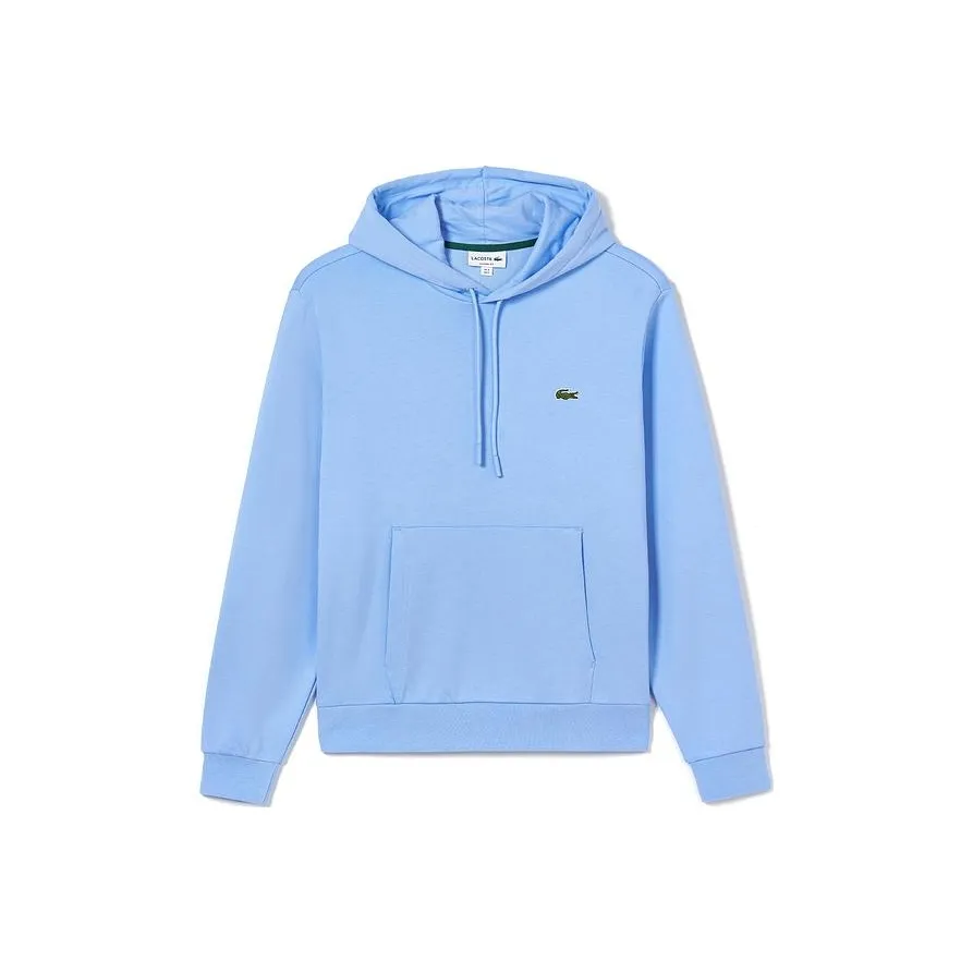 LACOSTE Crocodile Logo patch Drawstring Hoodie