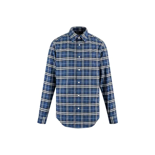 Burberry Blue Мужские Рубашки