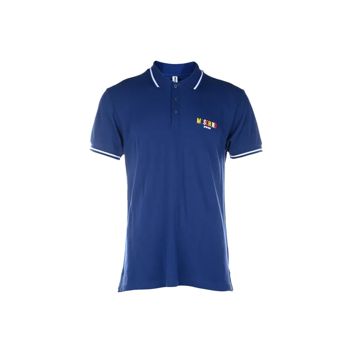 MOSCHINO Polo Shirts Men's Blue