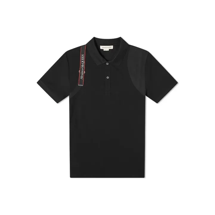 Alexander McQueen FW20 Polo Shirt Men's Black