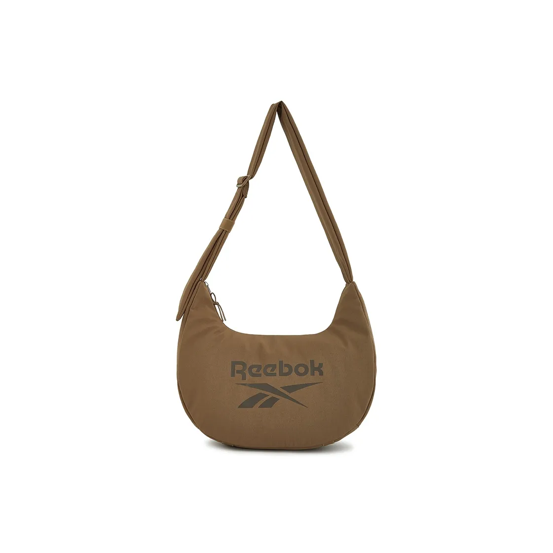 Reebok Fabric Crescent Moon Bag Shoulder Bag Medium Size Unisex Burgundy/Apricot/Matcha/Fuchsia/Black