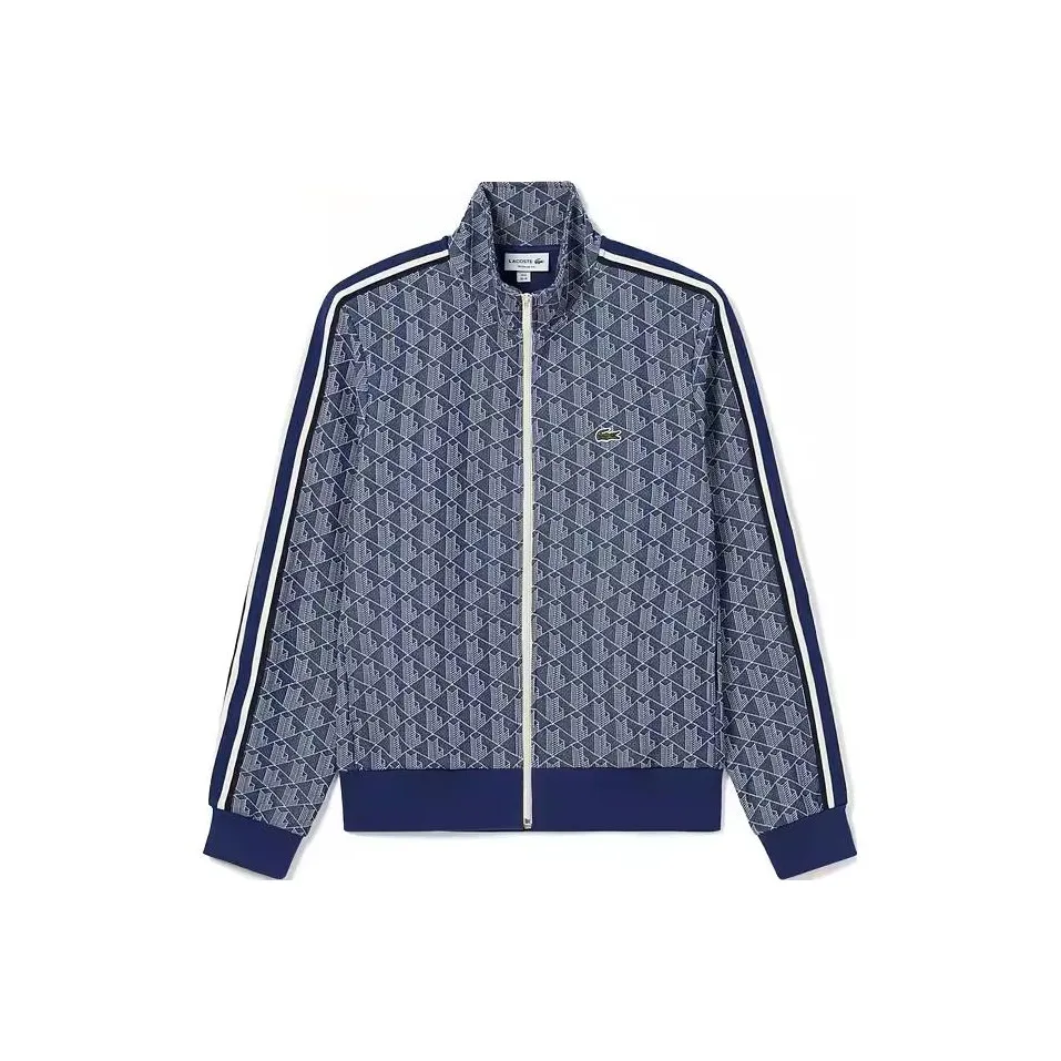 LACOSTE Monogram pattern Long sleeved Sweatshirt