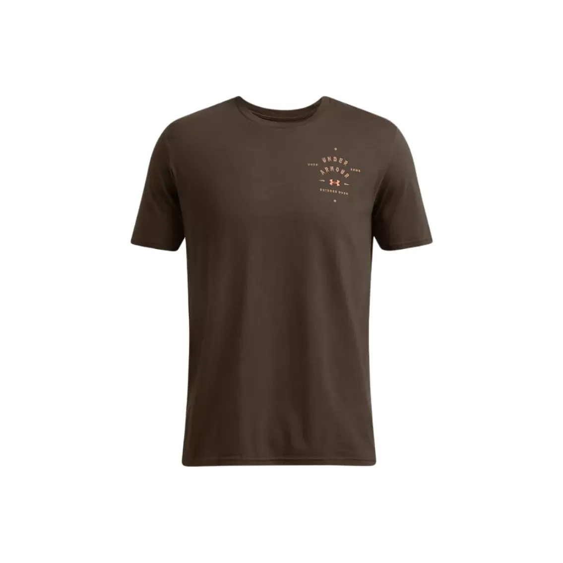 Under Armour Outdoor Tent Short Sleeve T Shirt Men's Brown