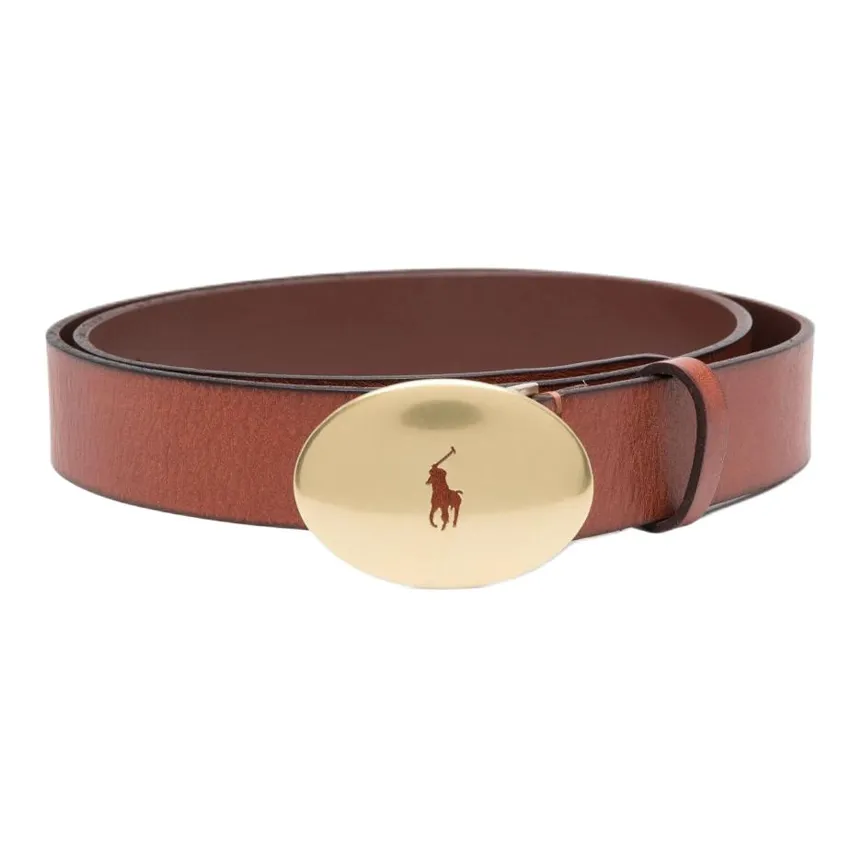Polo Ralph Lauren Logo plaque Leather Belt
