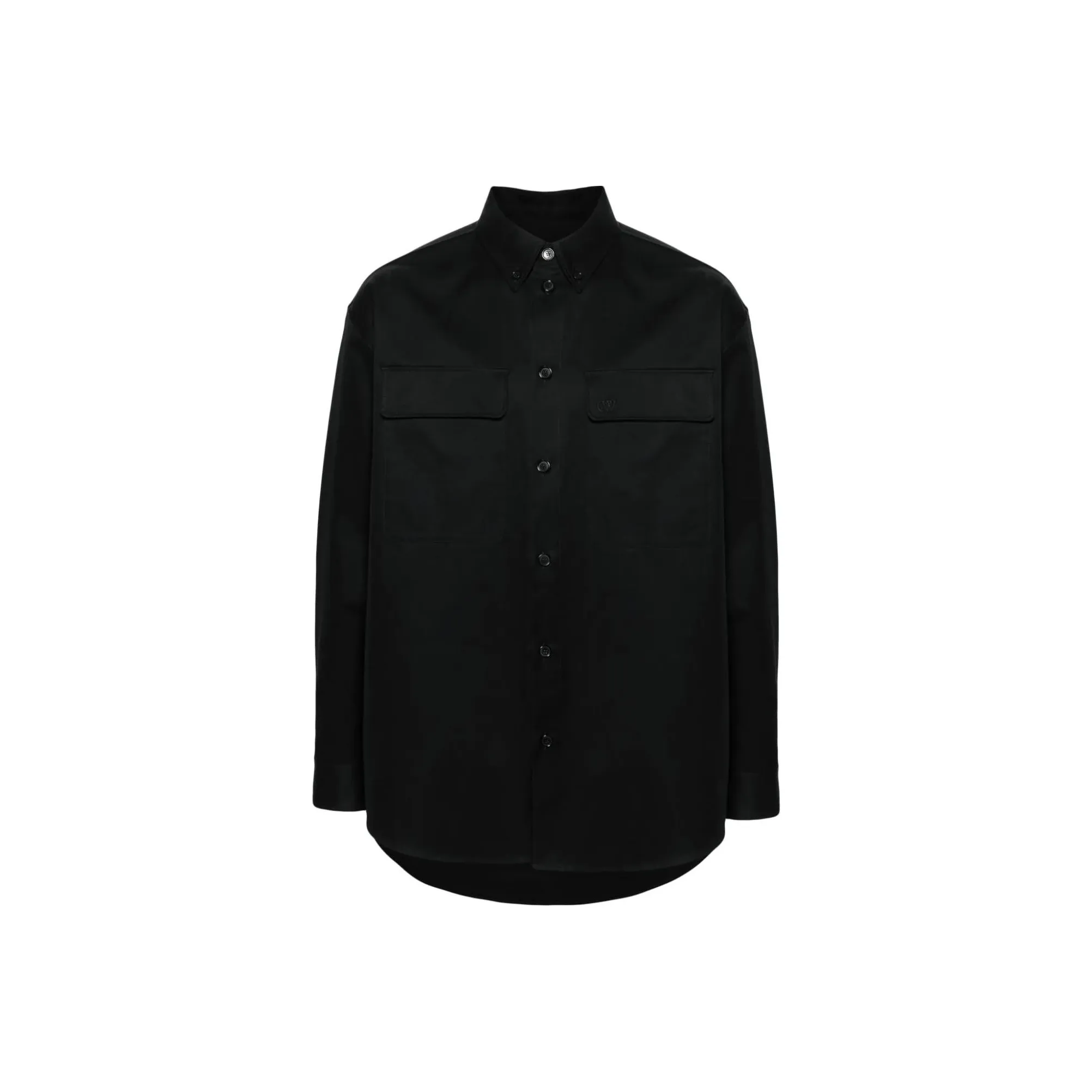 OFF WHITE Logo embroidered Cotton Shirt