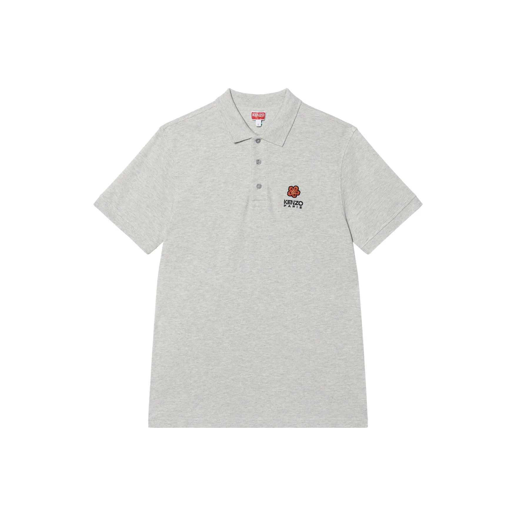 KENZO Boky Flower Embroidered Polo Shirt