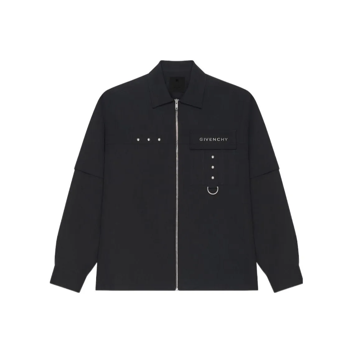 Givenchy D Ring Zipped Shirt