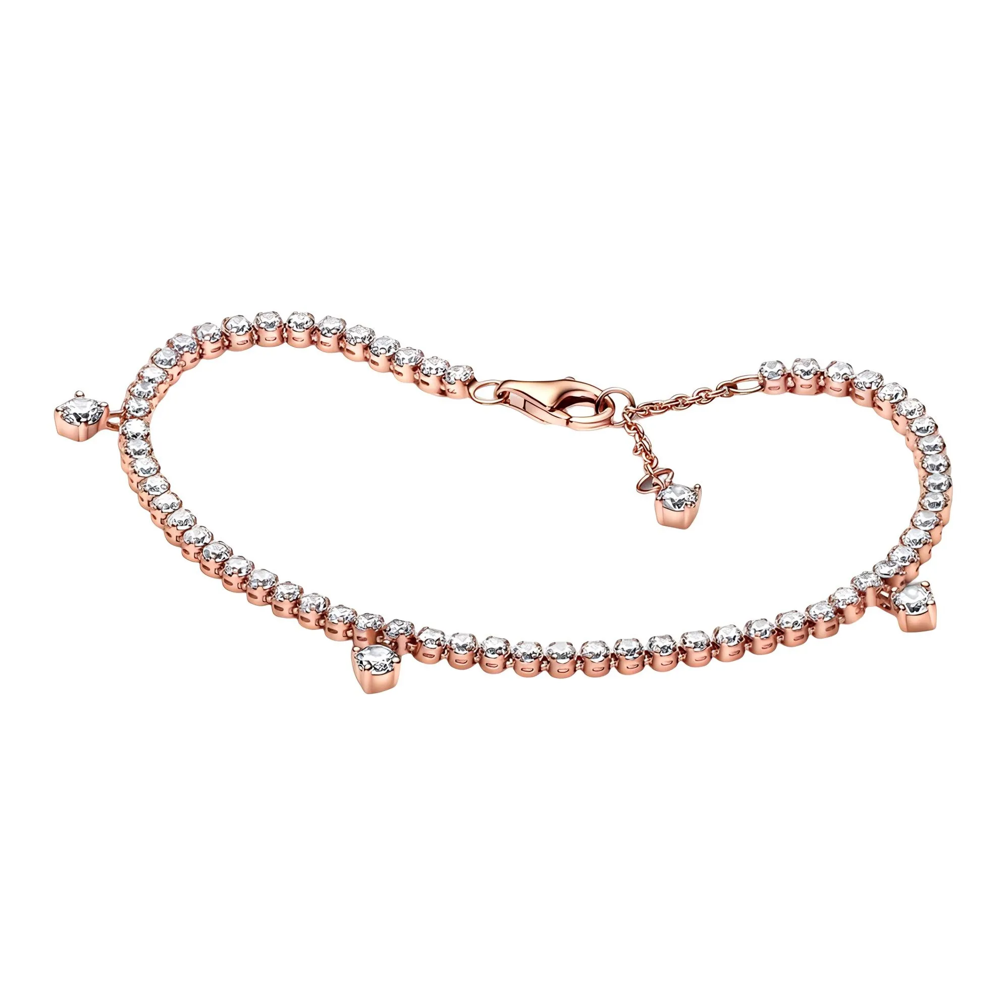 Pandora 14K Розовое золото Браслеты Женские Красный