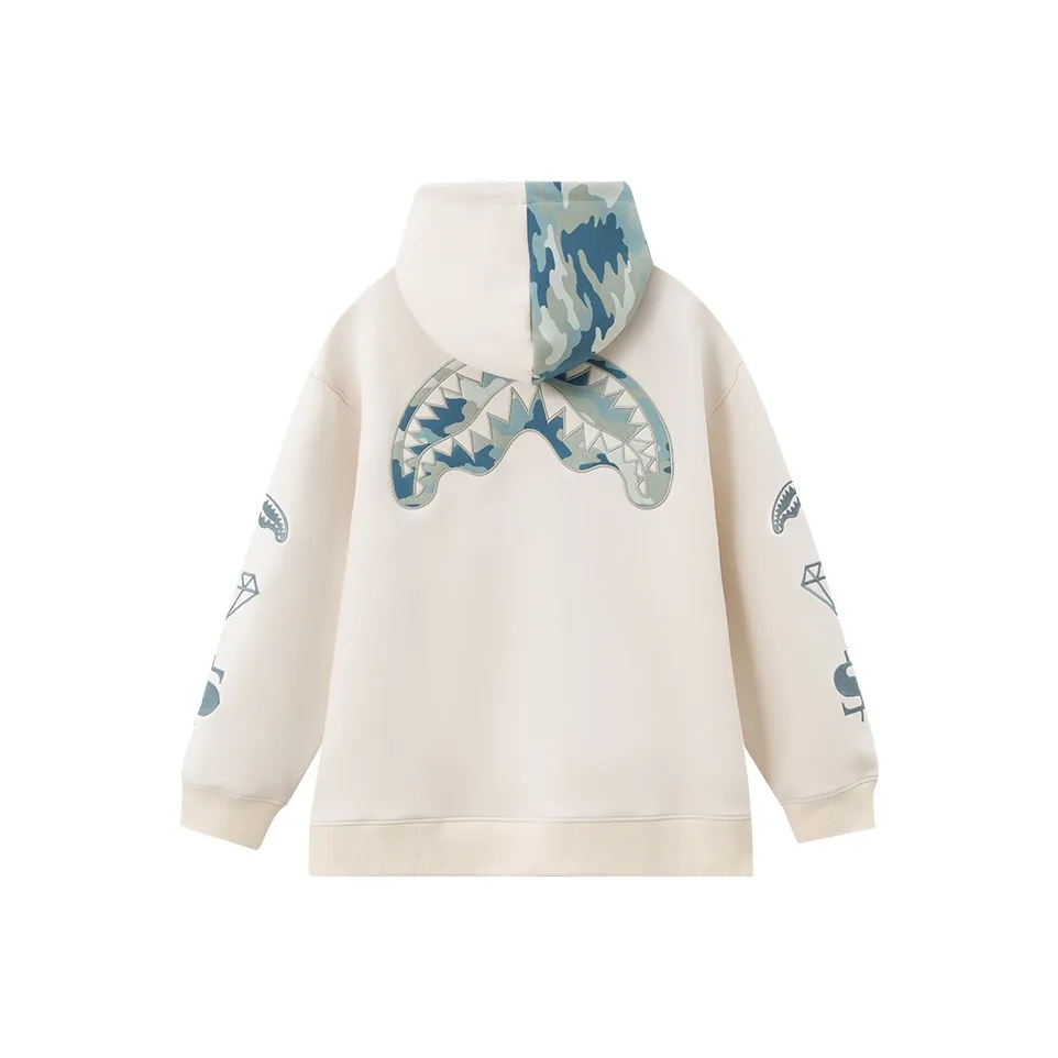 SPRAYGROUND Hooded Zip Closure Sweatshirt Unisex