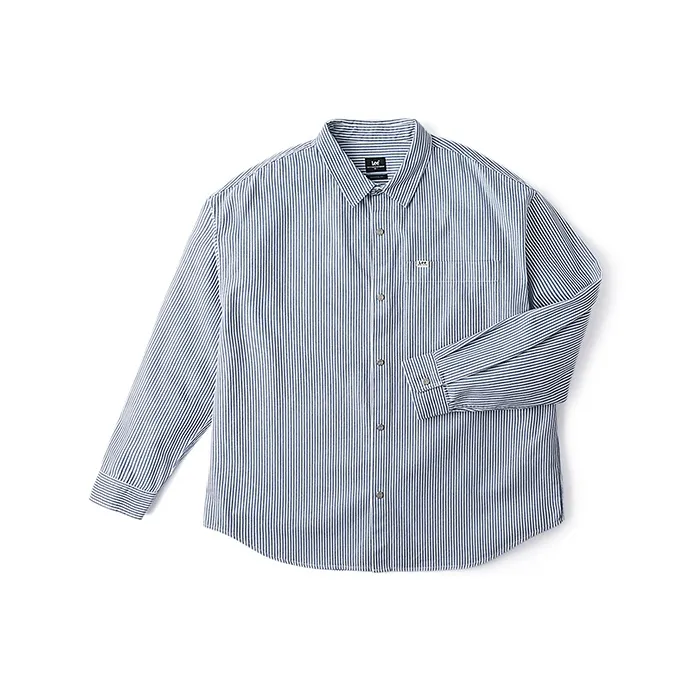 Lee Светло-Синие Мужские Рубашки