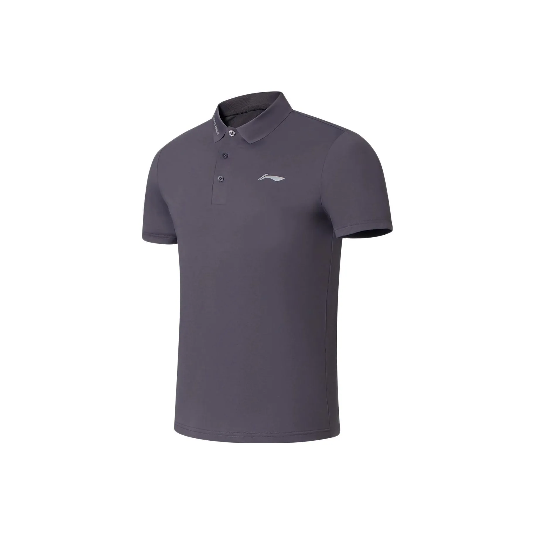 LINING Training Series Polo Shirts Men Surface Gray