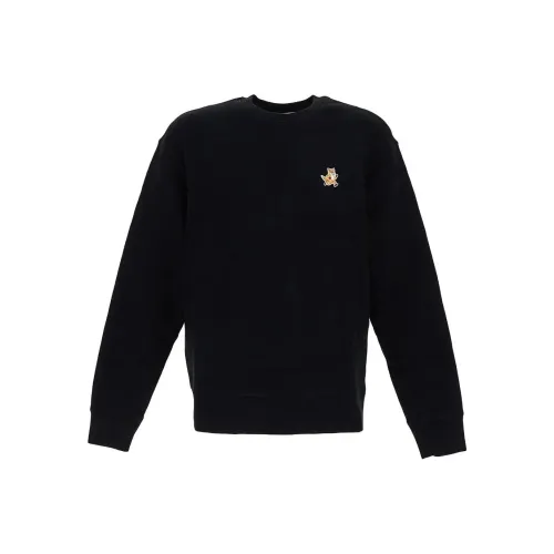 Maison Kitsune Черный Мужской Свитшот