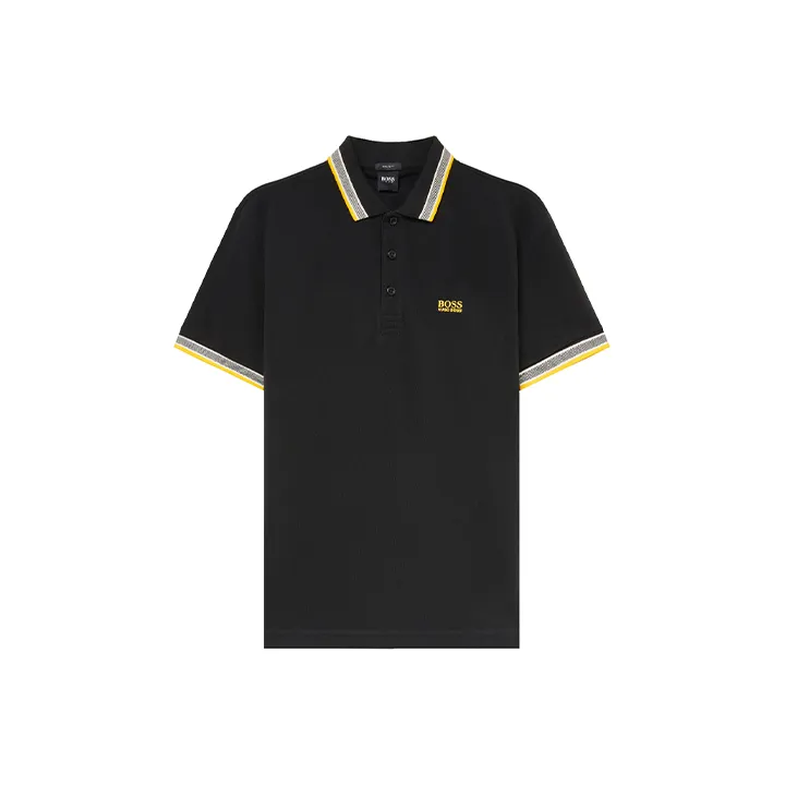 HUGO BOSS Polo Shirts Men Black