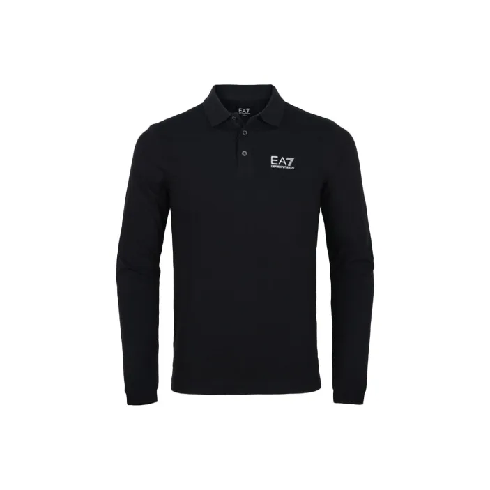 EMPORIO ARMANI EA7 Polo Shirts Men Black