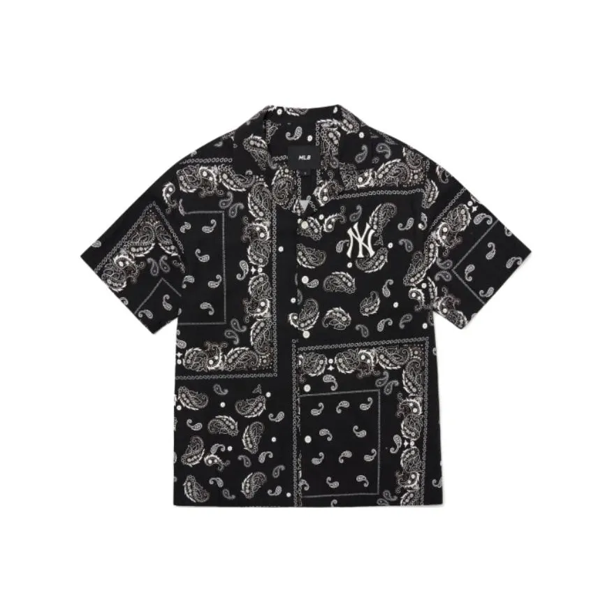 MLB MLB Paisley New York Yankees Shirt Unisex Black