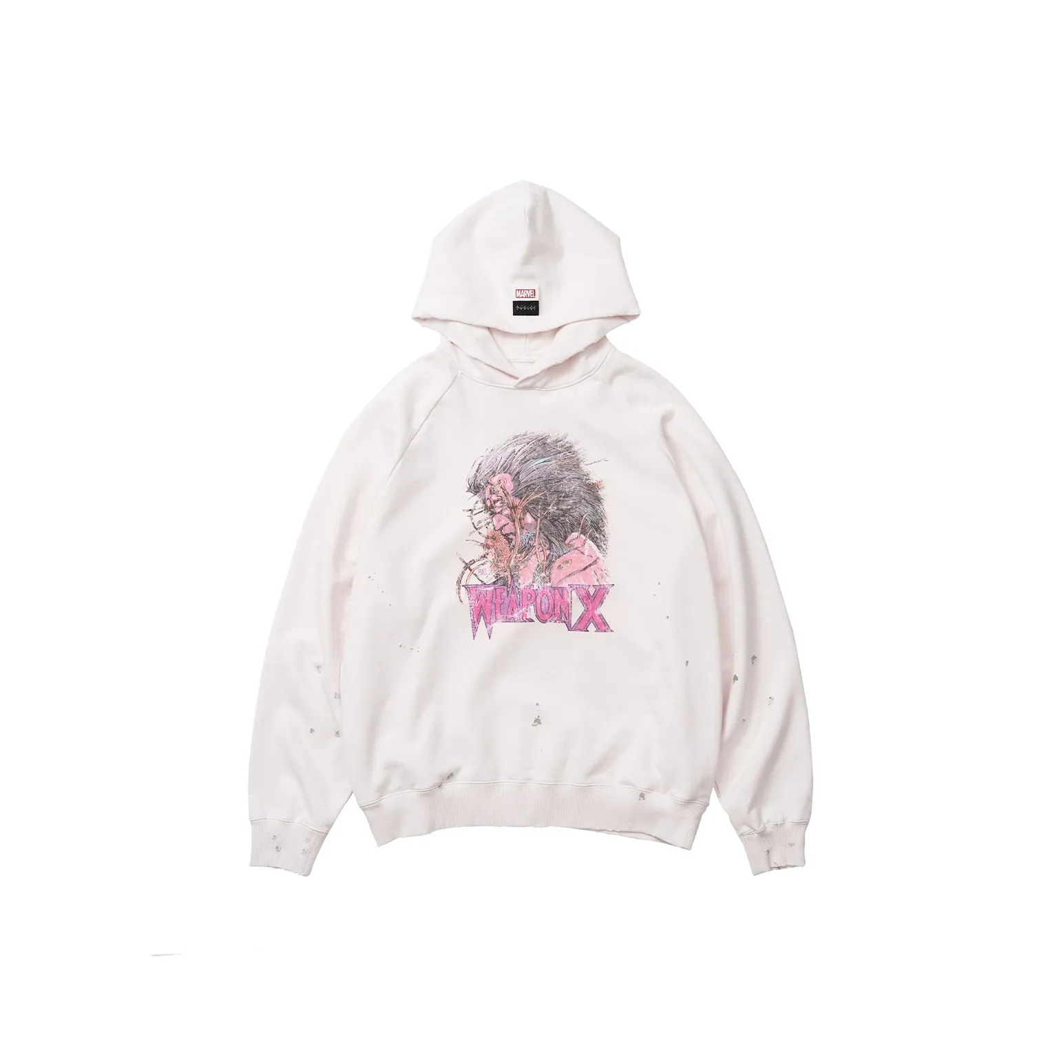 VESSEL x MARVEL Толстовка унисекс белого цвета
