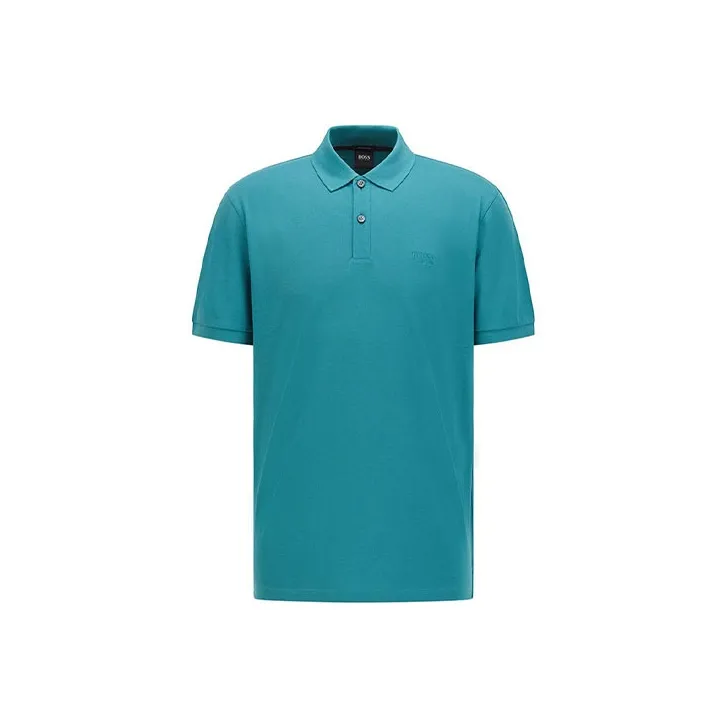 Hugo Boss Бирюзовый Синий Мужская Поло