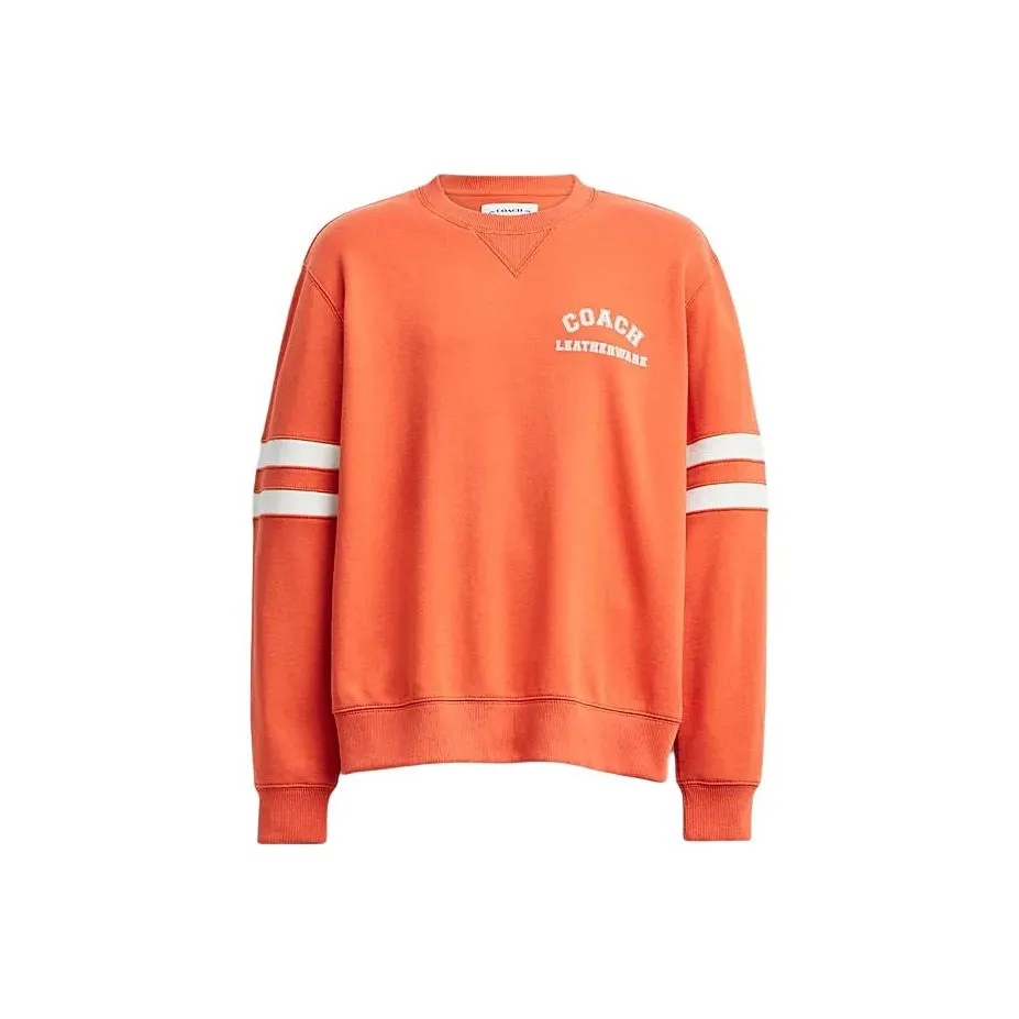 COACH SS24 Sweatshirt Men's Burnt Orange