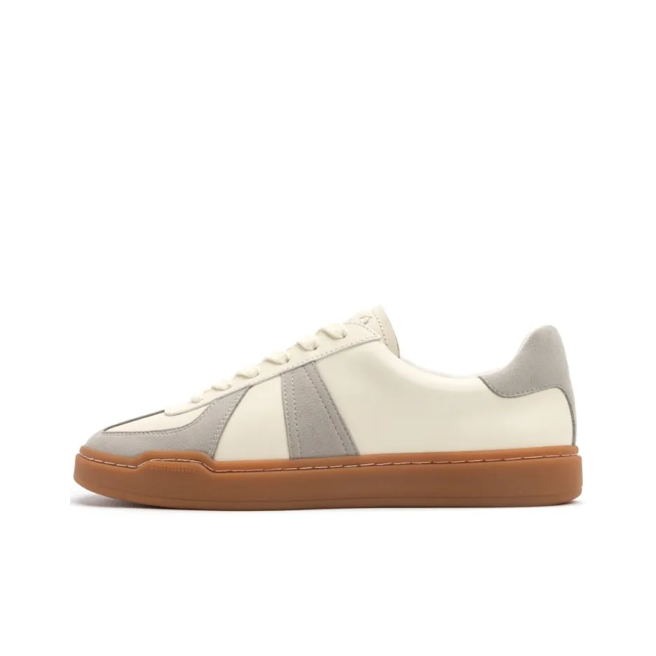 FOOT INDUSTRY Foot Industry, German Army Trainers Skateboard Shoes Unisex Beige