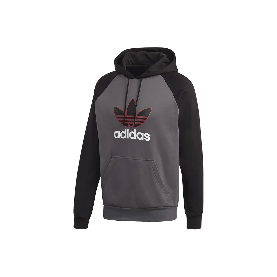 Adidas Originals 2.0 Linear Overhead Hoodie Sweatshirt Men's Dark Gray