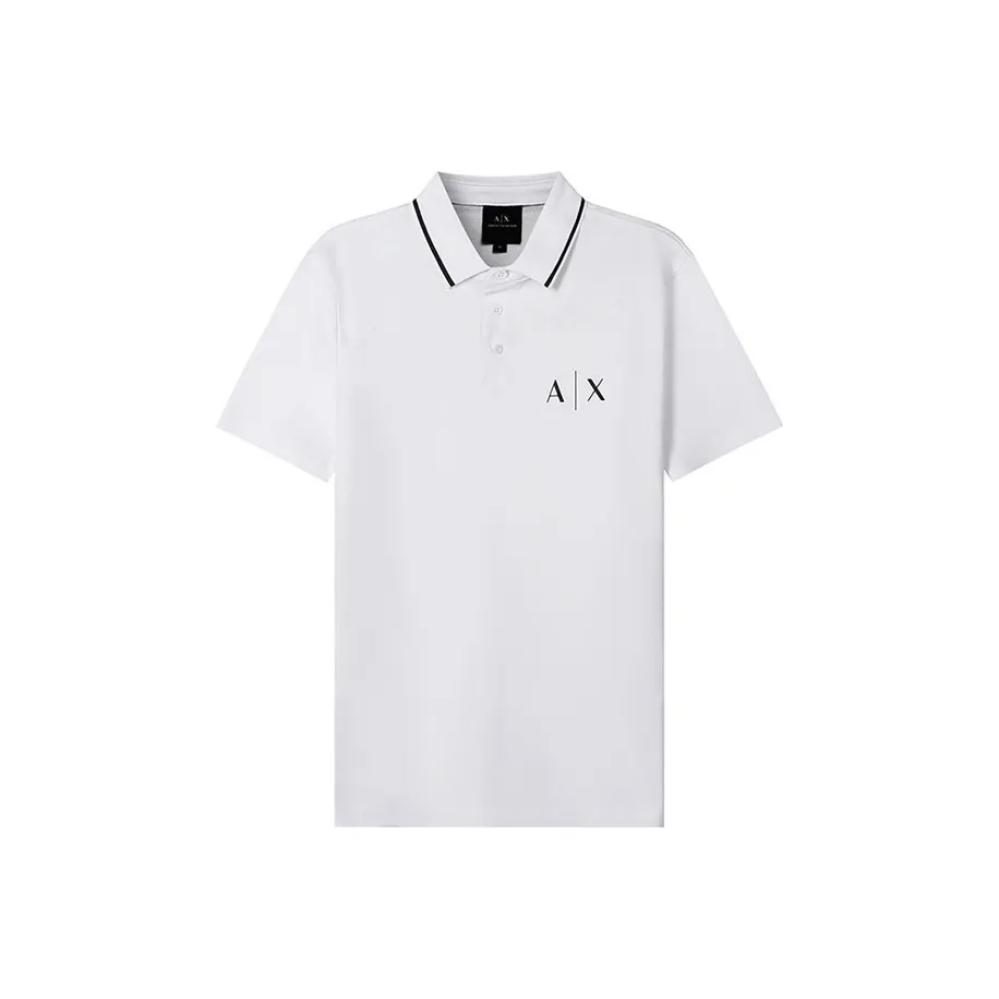 ARMANI EXCHANGE Polo Shirts Men's White