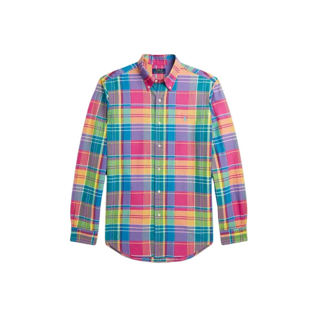 Polo Ralph Lauren Classic Fit Клетка Oxford Рубашка Мужская Многоцветная
